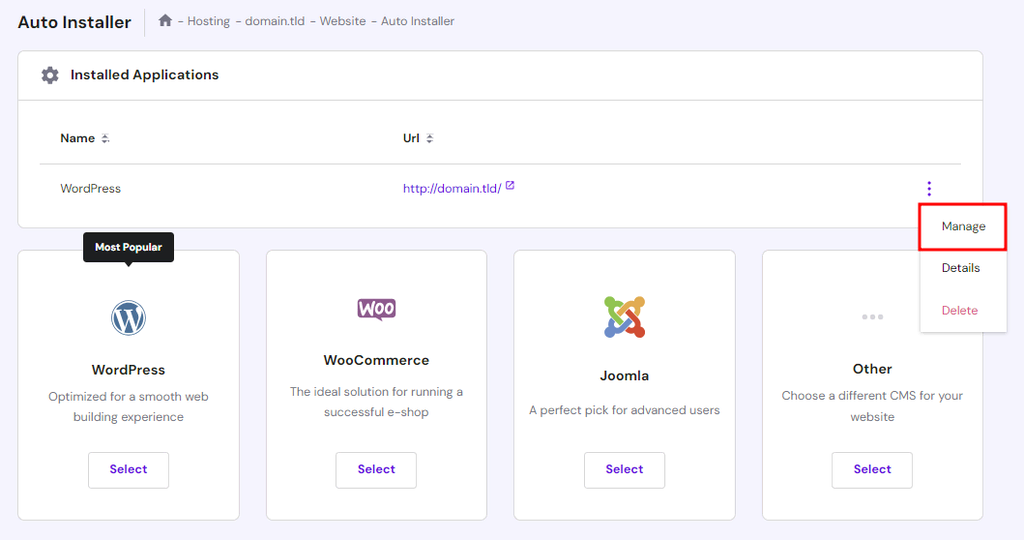 hpanel-autoinstaller-wordpress-manage-1