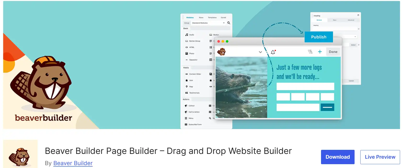 Beaver Builder WordPress Landing Page Plugin