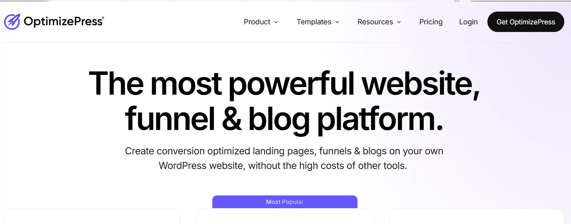 OptimizePress WordPress Landing Page Plugin